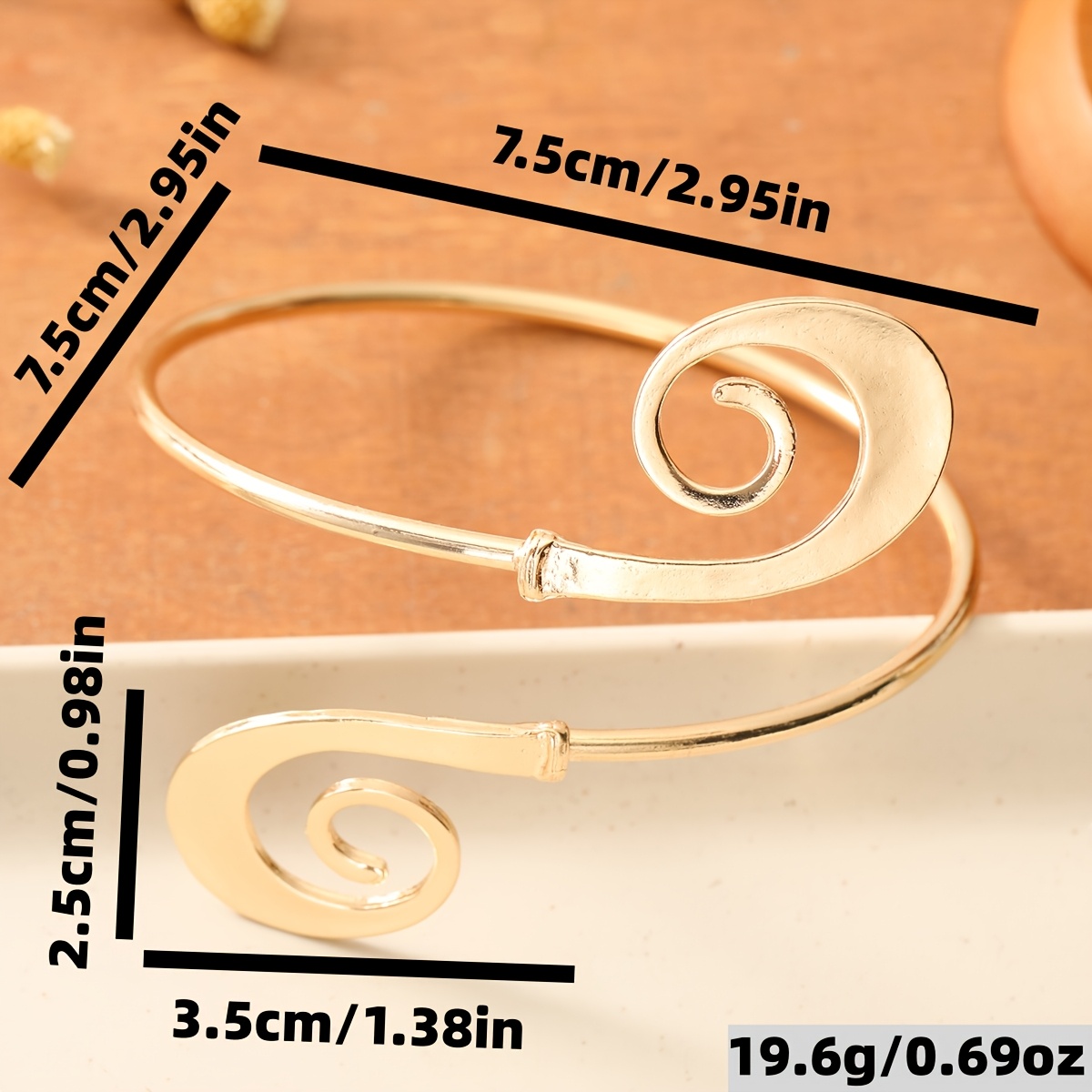 Women's Adjustable Double Helix Open Design Bangle